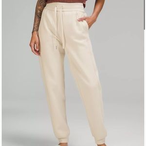 Scuba High-Rise Jogger Full Length White Opal size 10